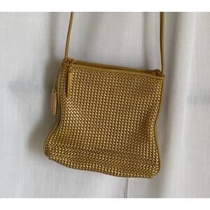 Mondani gold evening bag crossbody or clutch New